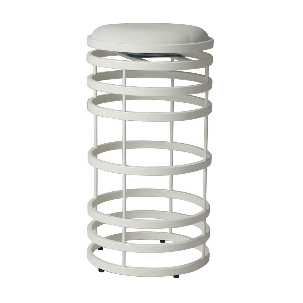 Grafton Ivory Swivel Bar Stool