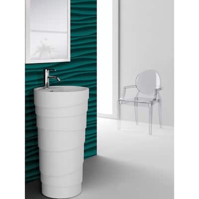 Fine Fixtures Rockview White Pedestal Sink