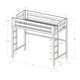 Taylor & Olive Browning White Metal Twin Size Loft Bed - Thumbnail 2