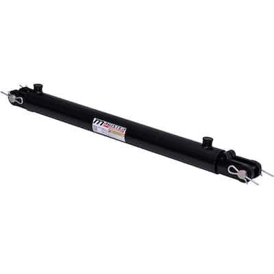 Welded Double Acting Hydraulic Cylinder Clevis 2.5-inch Bore 24-inch Stroke