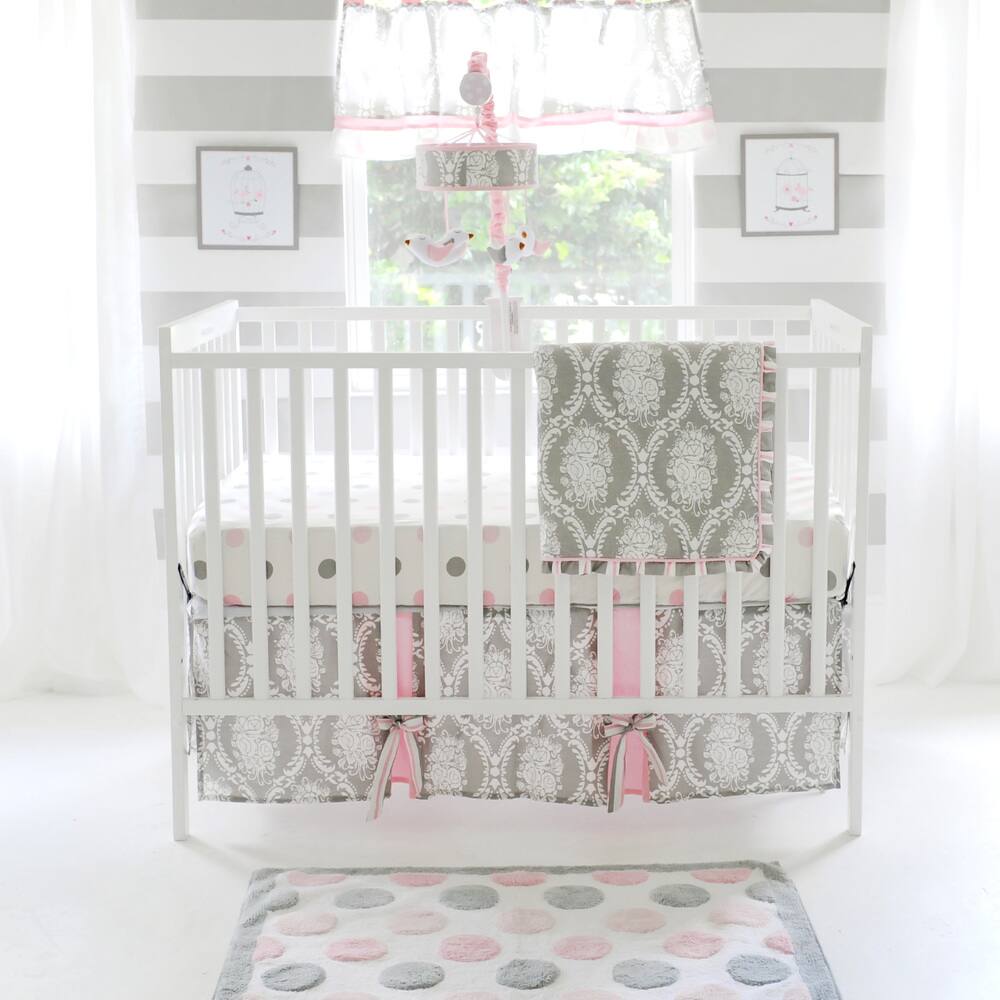 My Baby Sam Olivia Rose 3-piece Crib Bedding Set