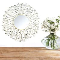 Stratton Home Decor Indoor Sunburst Wall Mirror - Free ...