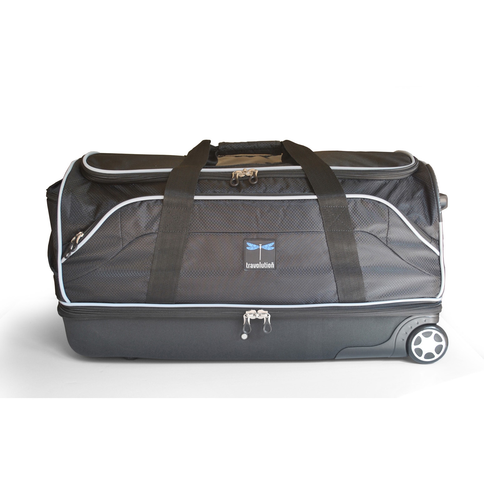 28-inch Wheeled Drop Bottom Duffel Bag with Garment Rack Travel Trip | eBay