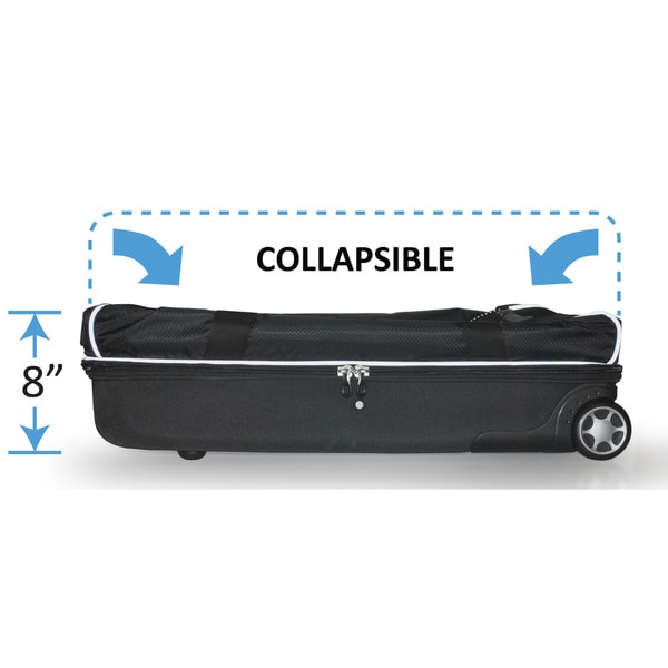 rolling duffel bag with garment rack