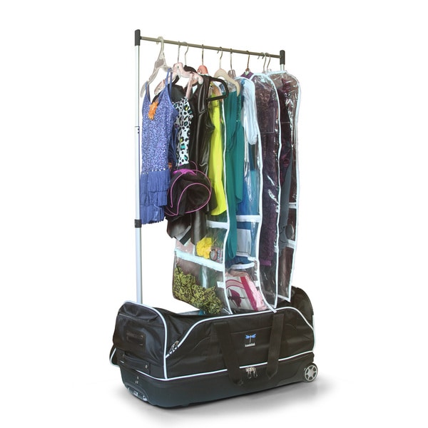 closet trolley rolling duffel