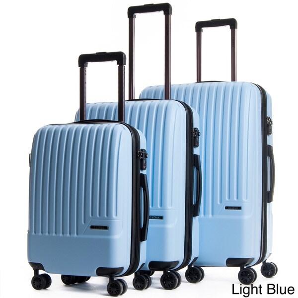 light blue luggage sets