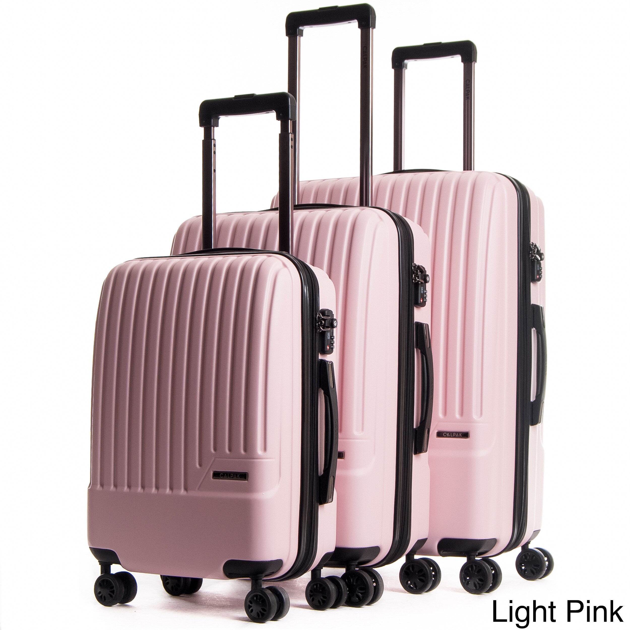 pink calpak luggage