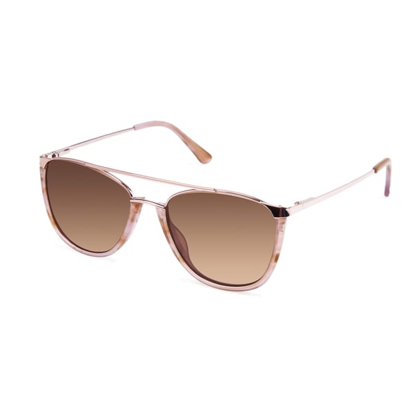 Cynthia Rowley Eyewear CR 6022S No. 76 Blush Aviator Metal Sunglasses