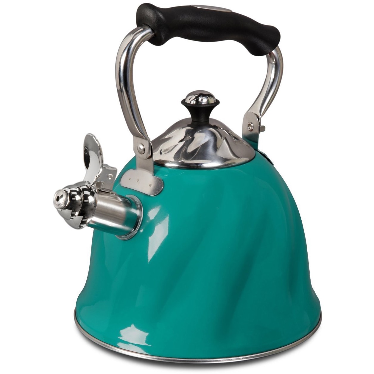 turquoise tea kettle