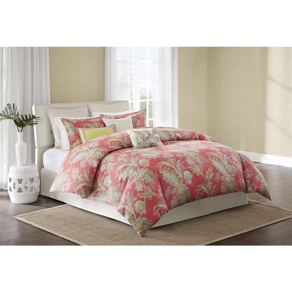 Shop Echo Design Ishana Coral Cotton Comforter Set Overstock 11211482