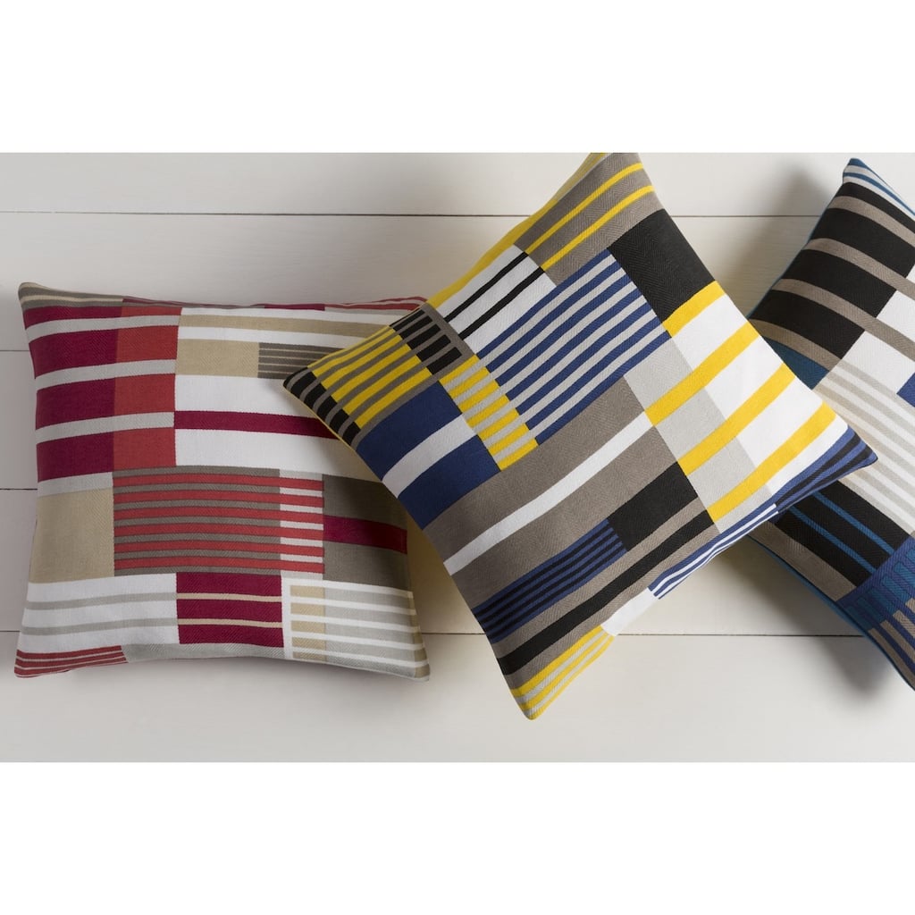 Decorative Alemany 18-inch Feather Down or Polyester Filled Pillow