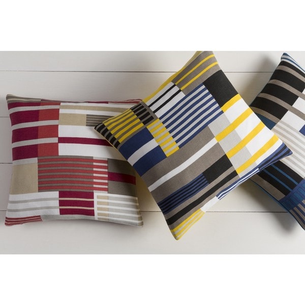 Decorative Alemany 18-inch Feather Down or Polyester Filled Pillow. Opens flyout.