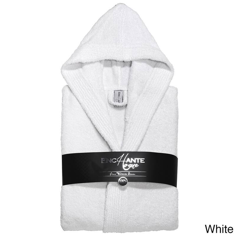 Depera Luxury Extra Soft Turkish Hooded Bathrobe - White