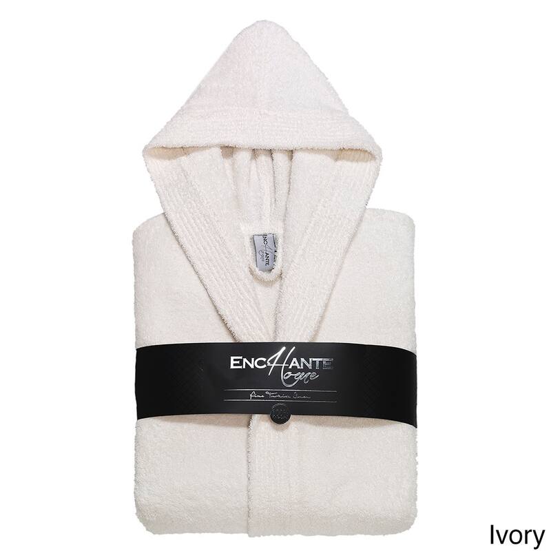 Depera Luxury Extra Soft Turkish Hooded Bathrobe - Ivory