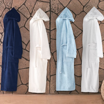 Depera Luxury Extra Soft Turkish Hooded Bathrobe