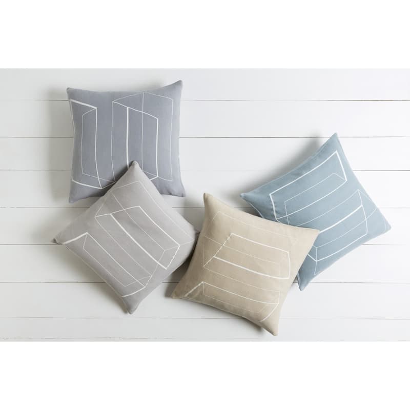 Artistic Weavers Decorative Aloha 20-inch Feather Down or Polyester Filled Pillow