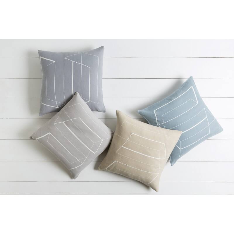 Artistic Weavers Decorative Aloha 20-inch Feather Down or Polyester Filled Pillow