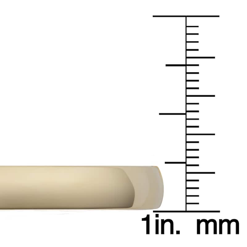 Fremada 14k Yellow Gold 6-mm High Polish Hinged Bangle