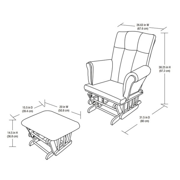 baby relax glider rocker