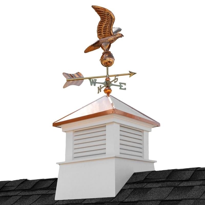18" Square Manchester Vinyl Cupola with Eagle Weathervane by Multi eBay