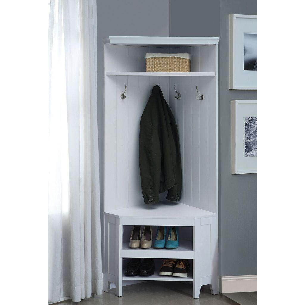 Yerba Linda Corner Hall Tree With Storage Free Shipping On Yerba Linda Corner Hall Tree With Storage
