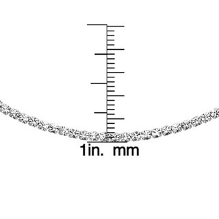 Isla Simone - Crystal Single Row Necklace in Assorted Colors