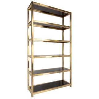 Gold Bookshelves Bookcases For Less Safavieh Couture High Line Collection Musetta Gold Stainless Steel Storage Bookcase