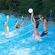 swimline jammin above ground cross pool volleyball game 9187