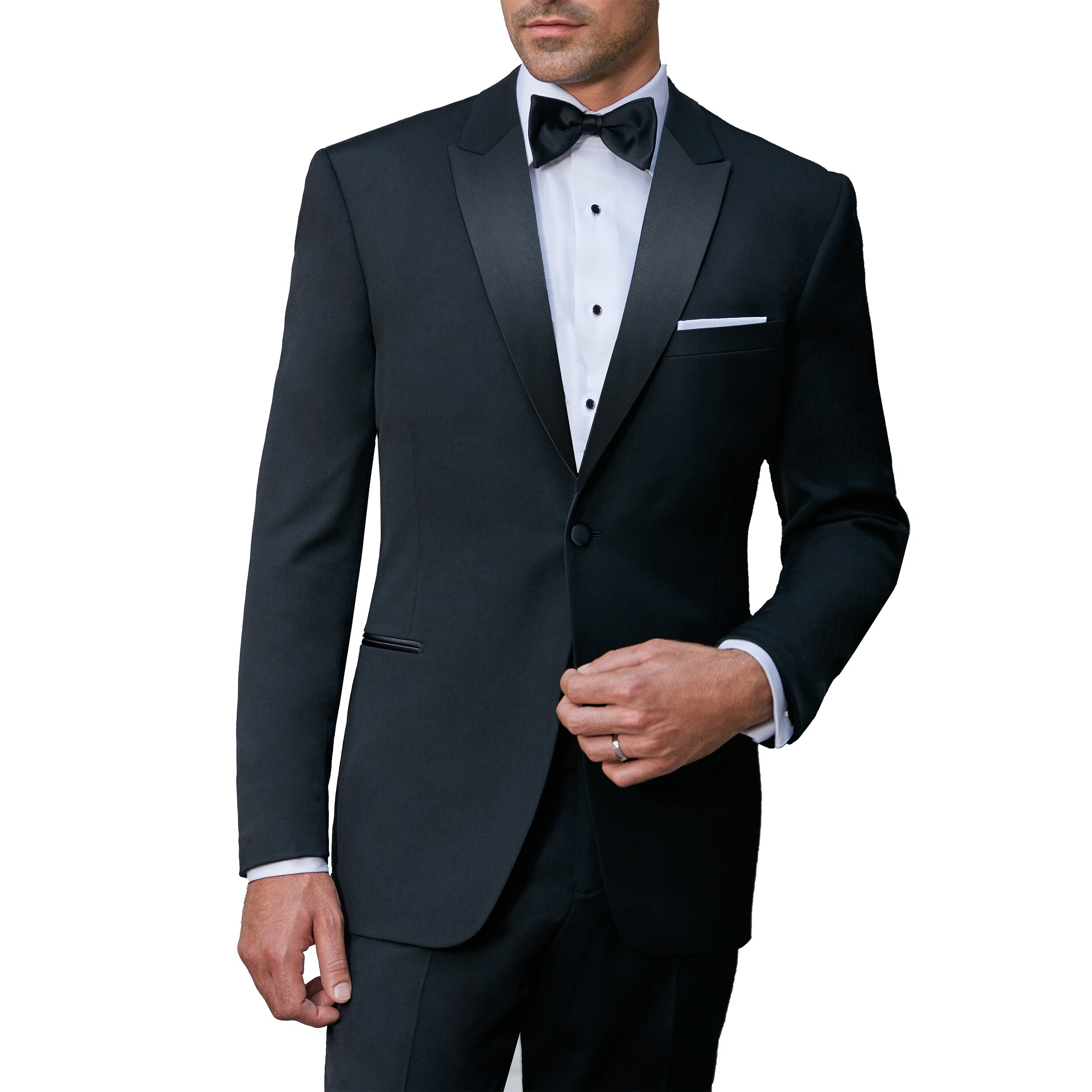 Ike Behar 1-button Peak Tuxedo - Overstock - 11321599