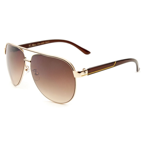 Shop Khan Men's Metal Aviator Sunglasses Free Shipping On Orders Over