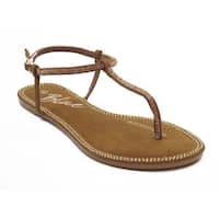 Gomax Berdine 89 Women's Braided Keyhole Flat Sandals - Free Shipping ...