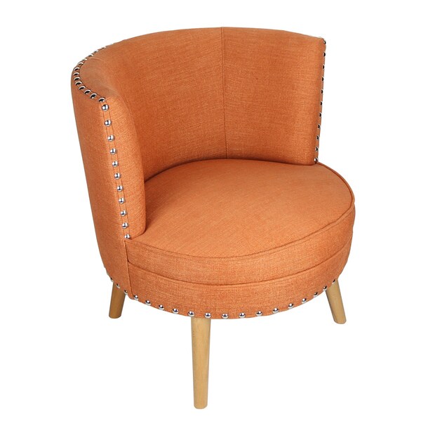 overstock orange chair