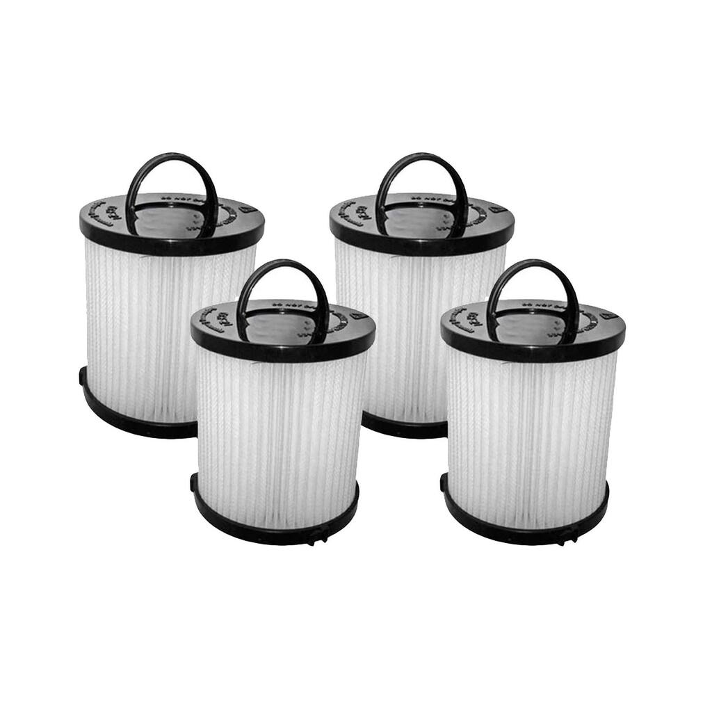 4 Eureka DCF21 Washable Filter Part # 67821 68931 EF91 - Black