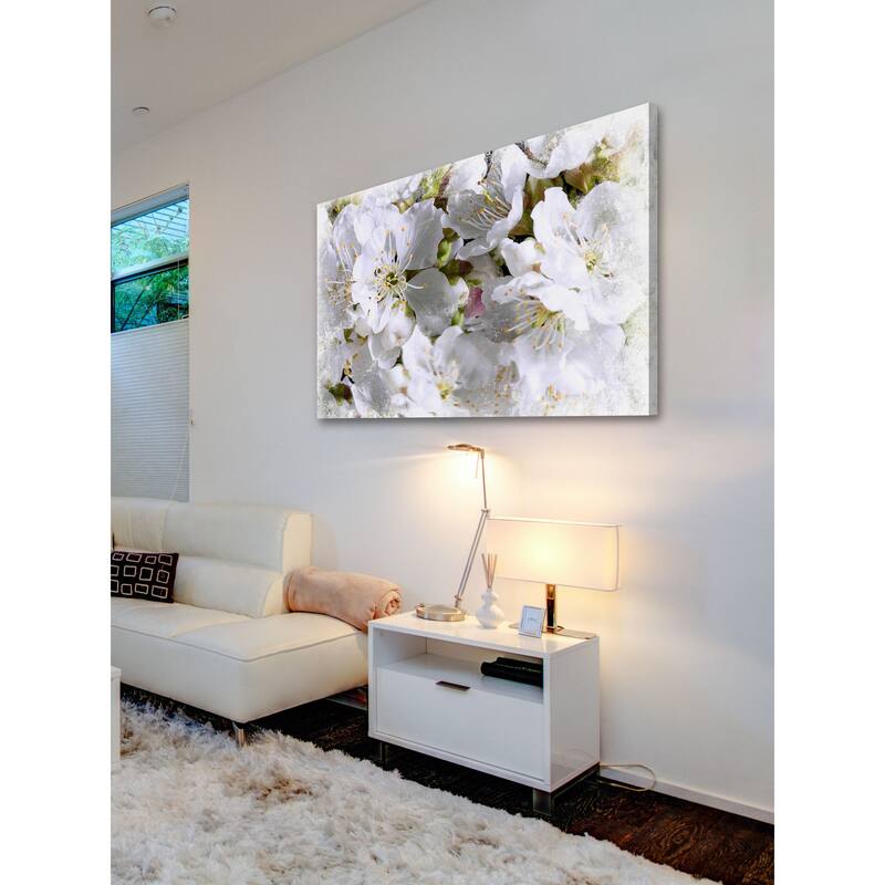 Marmont Hill - 'Apricot Blossoms' by Aryai Painting Print on Canvas - Multi-Color