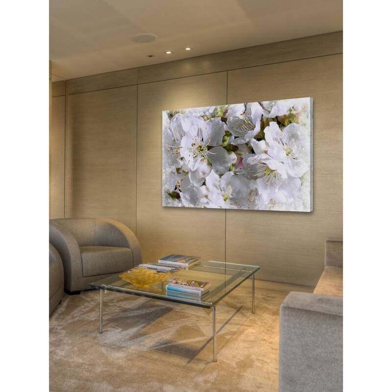Marmont Hill - 'Apricot Blossoms' by Aryai Painting Print on Canvas - Multi-Color