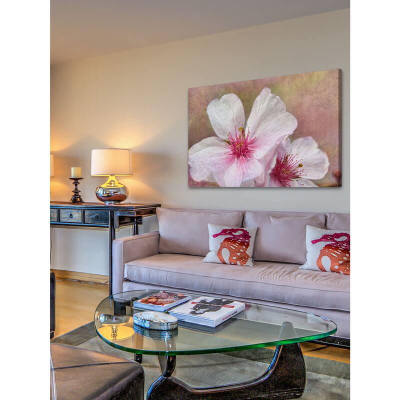 Marmont Hill - 'Cherry Blossoms' by Theo Painting Print on Canvas - Multi-Color