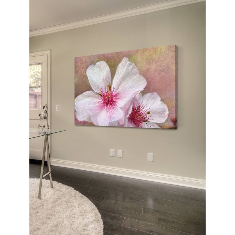 Marmont Hill - 'Cherry Blossoms' by Theo Painting Print on Canvas - Multi-Color