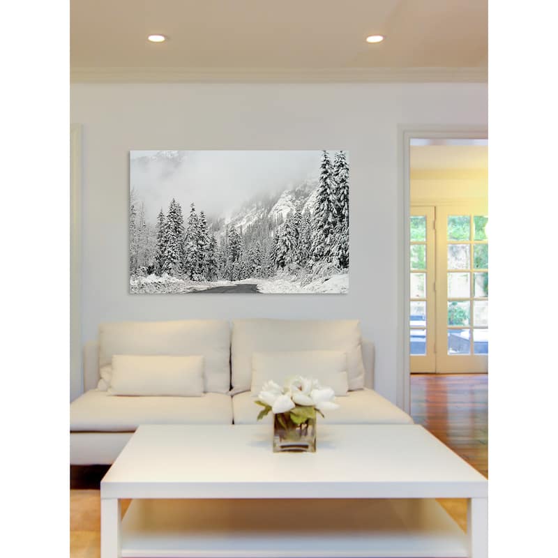 Marmont Hill - 'Winter Wonderland' by Robert Dickinson Painting Print on Canvas - Multi-Color