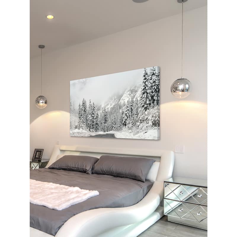Marmont Hill - 'Winter Wonderland' by Robert Dickinson Painting Print on Canvas - Multi-Color