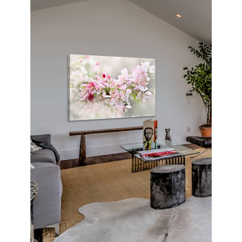 Marmont Hill - 'April Flowers' by Sylvia Cook Painting Print on Canvas - Multi-Color