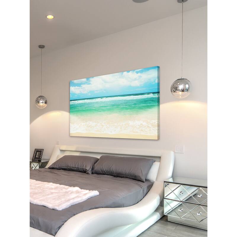 Marmont Hill - 'Endless Sea' by Sylvia Cook Painting Print on Canvas - Multi-Color