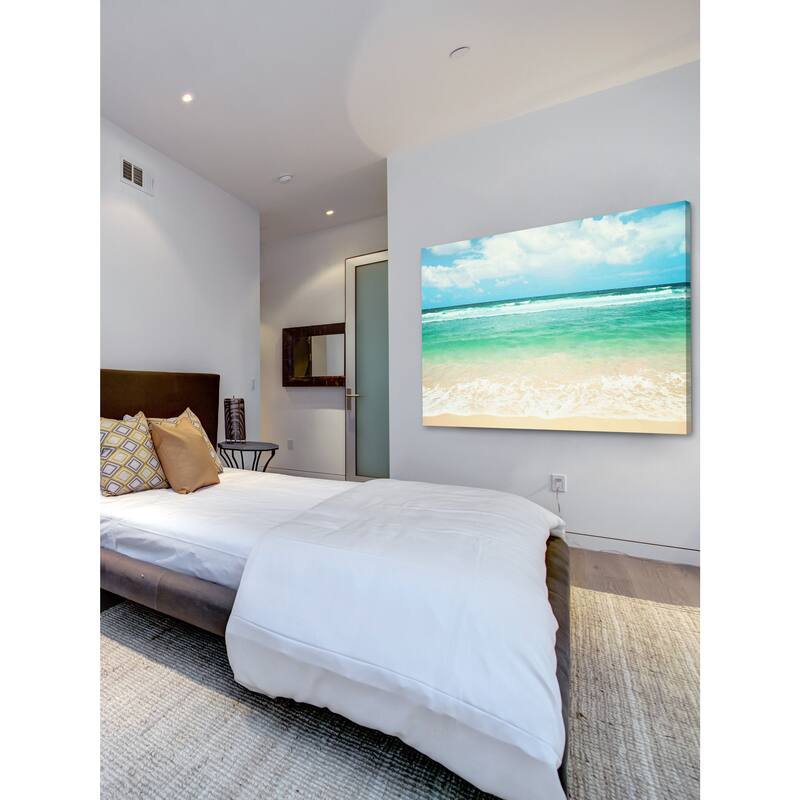 Marmont Hill - 'Endless Sea' by Sylvia Cook Painting Print on Canvas - Multi-Color