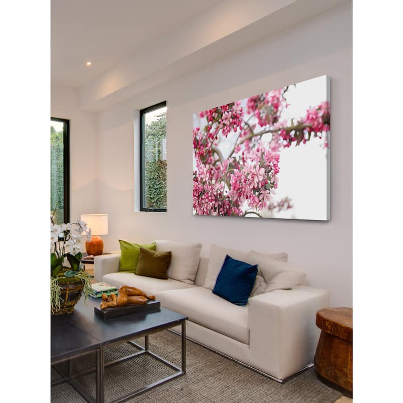 Marmont Hill - 'Spring In Pink' by Sylvia Cook Painting Print on Canvas - Multi-Color