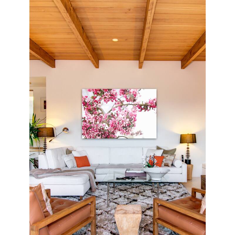 Marmont Hill - 'Spring In Pink' by Sylvia Cook Painting Print on Canvas - Multi-Color