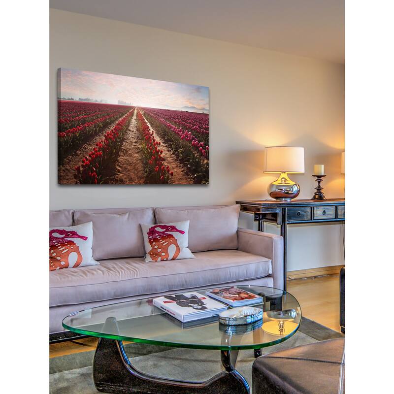 Marmont Hill - Tulips Forever by Sylvia Cook Painting Print on Canvas - Multi-Color