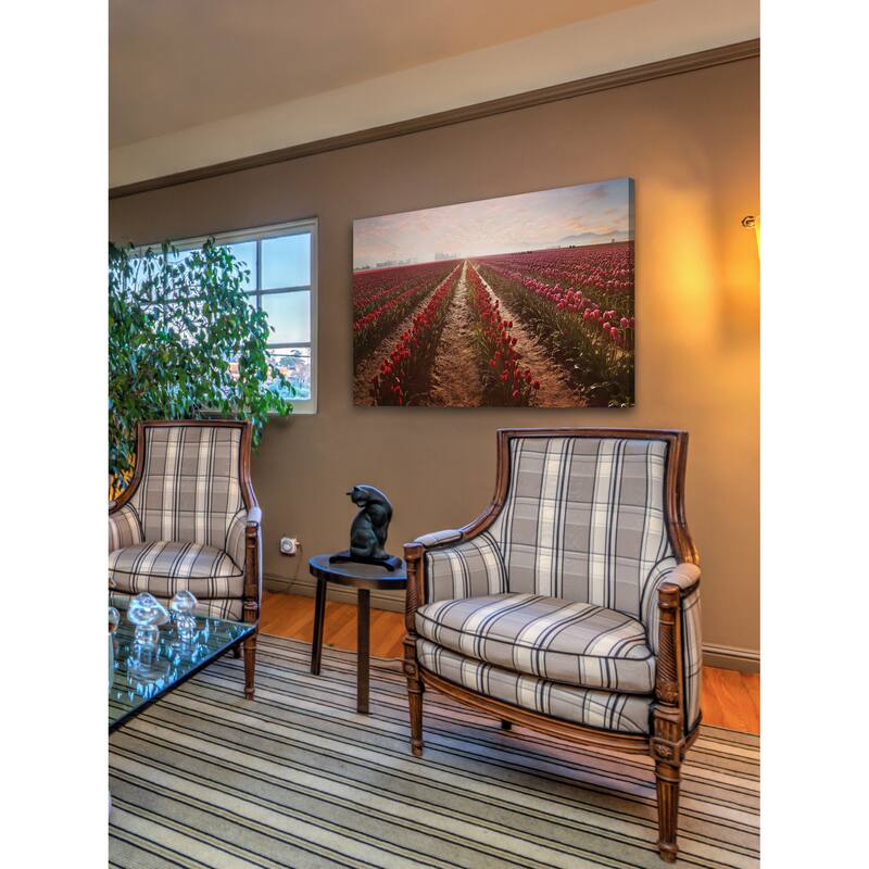 Marmont Hill - Tulips Forever by Sylvia Cook Painting Print on Canvas - Multi-Color