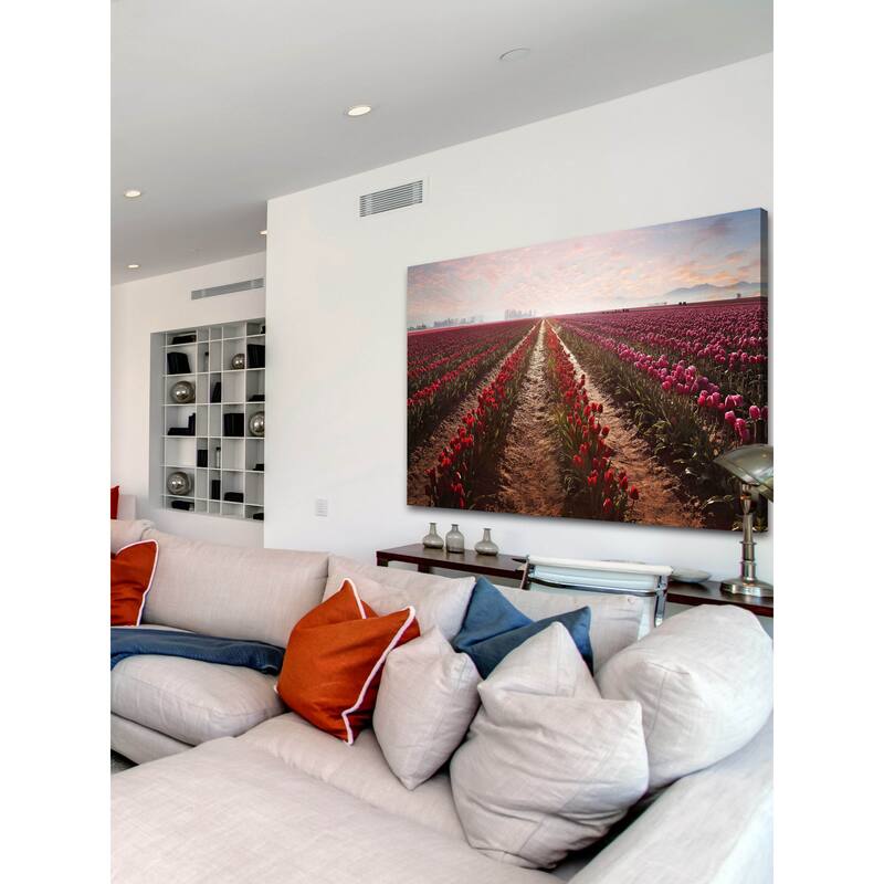 Marmont Hill - Tulips Forever by Sylvia Cook Painting Print on Canvas - Multi-Color