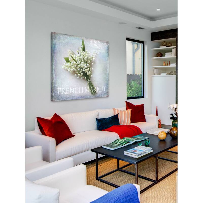 Marmont Hill - 'French Market' by Sylvia Cook Painting Print on Canvas - Multi-Color