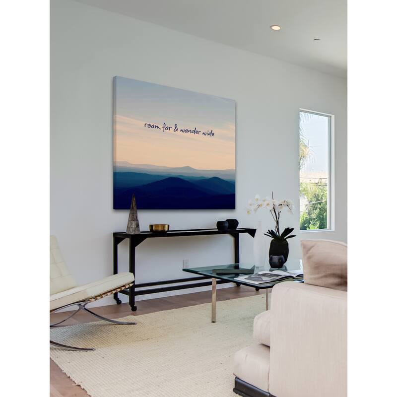 Marmont Hill - 'Roam Far & Wander Wide' by Robert Dickinson Painting Print on Canvas - Multi-Color