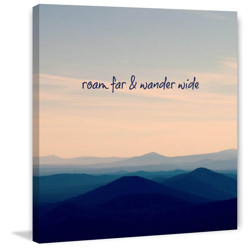 Marmont Hill - 'Roam Far & Wander Wide' by Robert Dickinson Painting Print on Canvas - Multi-Color